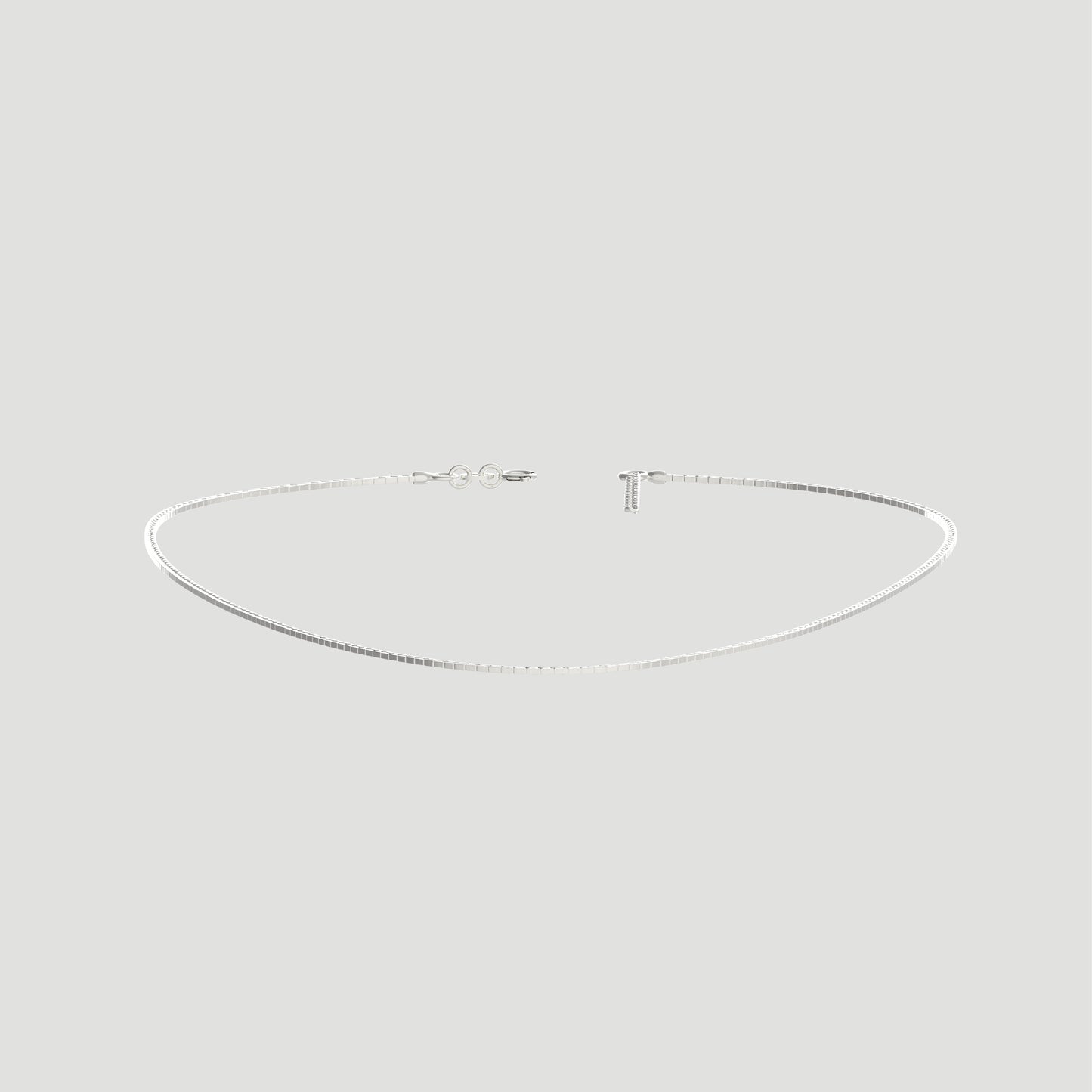 Modische kleine Silberkette