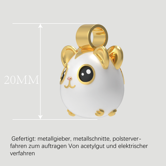 Chinesischer Sternzeichen-Anhänger-Goldene Ratte