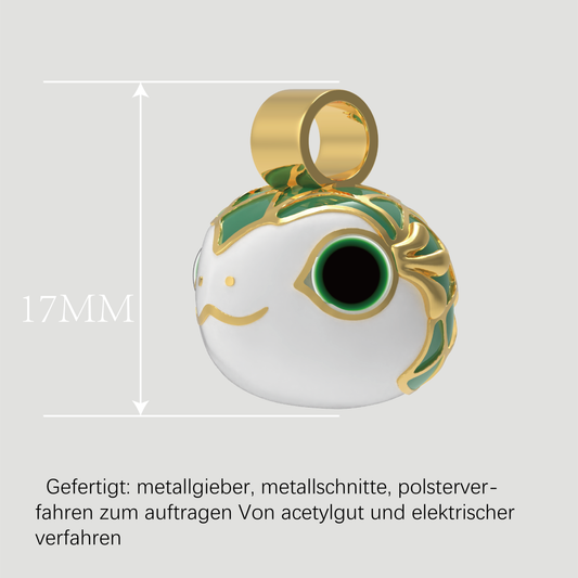 Chinesischer Sternzeichen-Anhänger-Goldene Schlange