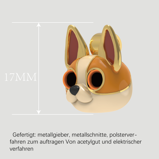 Chinesischer Sternzeichen-Anhänger-Goldener Hund