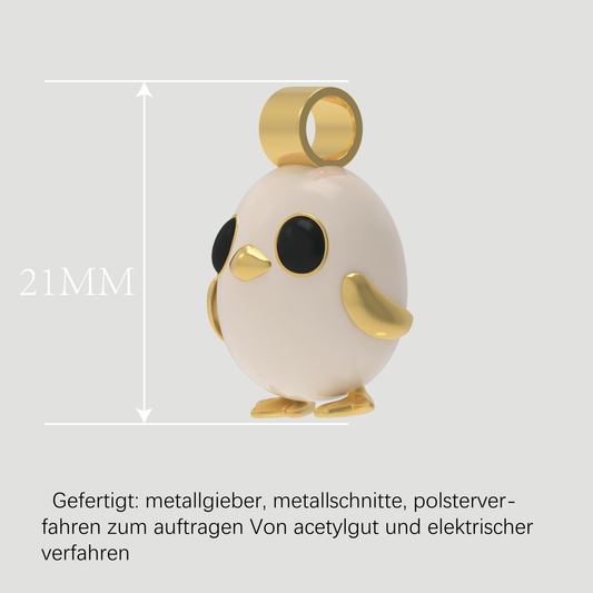 Chinesischer Sternzeichen-Anhänger-Goldenes Huhn