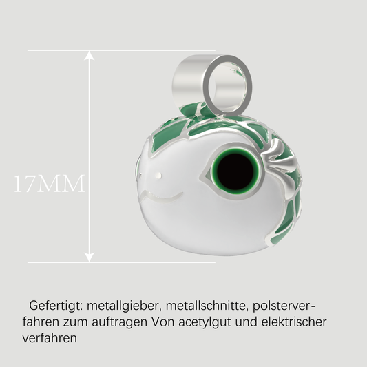 Chinesischer Sternzeichen-Anhänger-Silberschlange