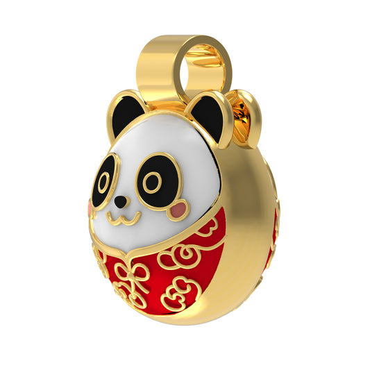 China Sichuan Glücksbringer Wolkenpanda Anhänger-Pures Gold