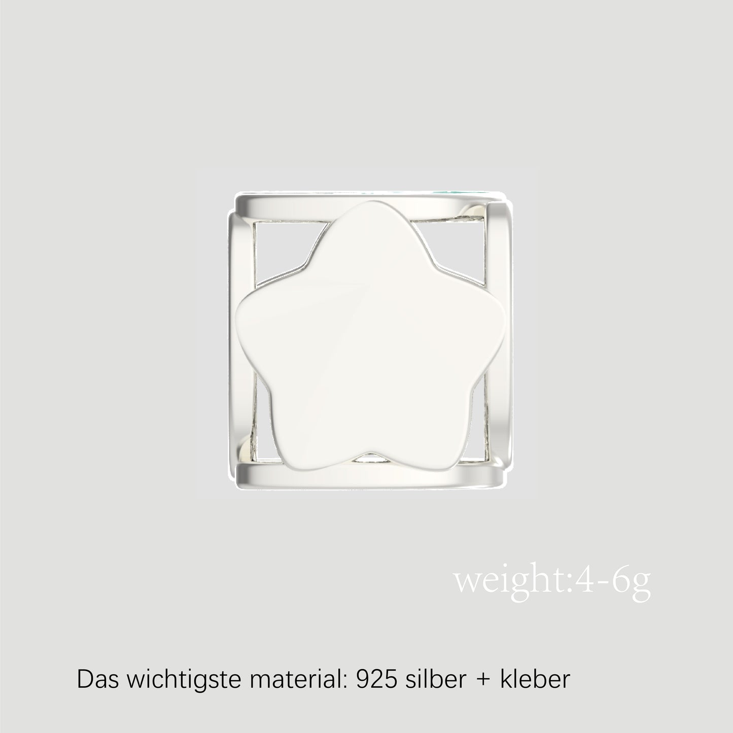 Fashion-Anhänger Buchstabe C-Sterlingsilber