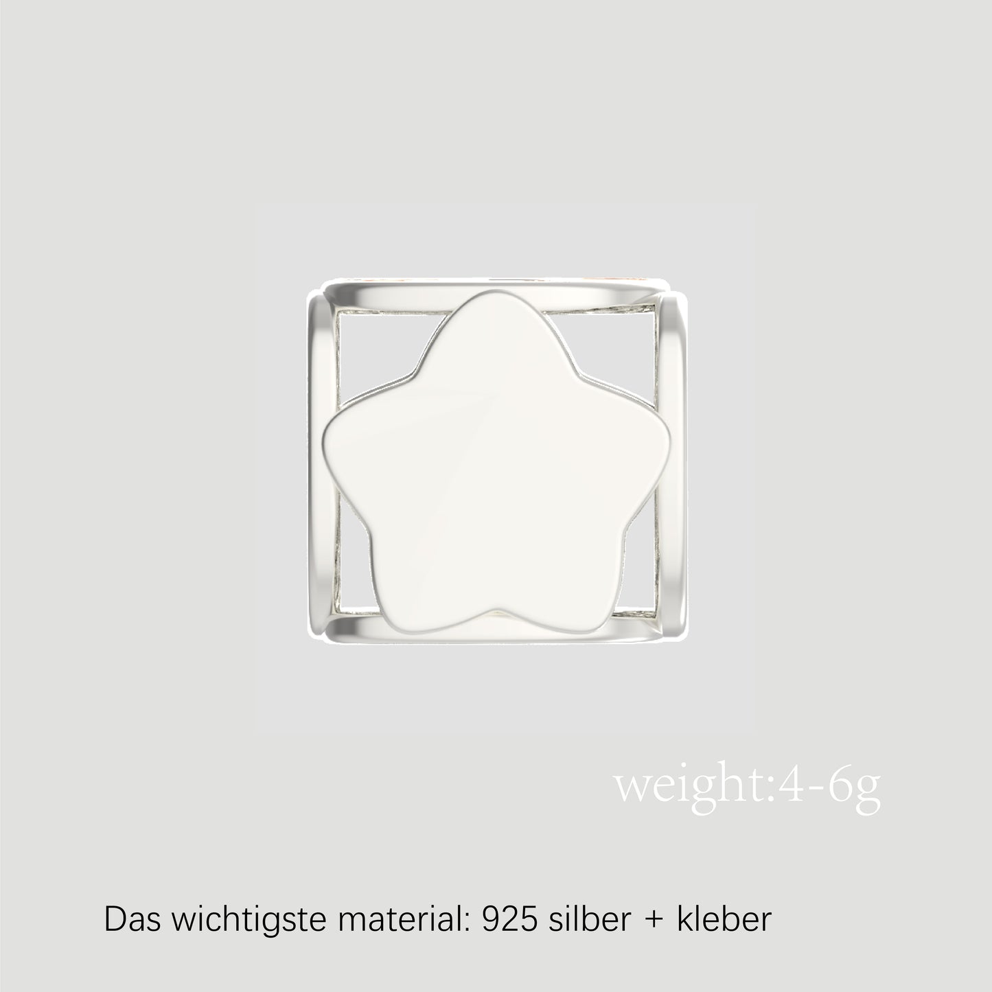 Fashion-Anhänger Buchstabe G-Sterlingsilber