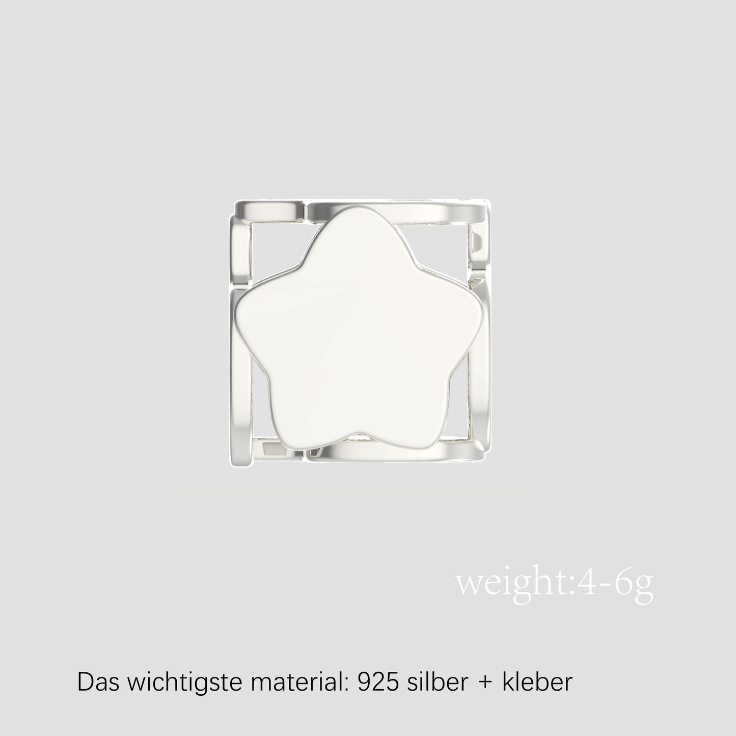 Fashion-Anhänger Buchstabe J-Sterlingsilber