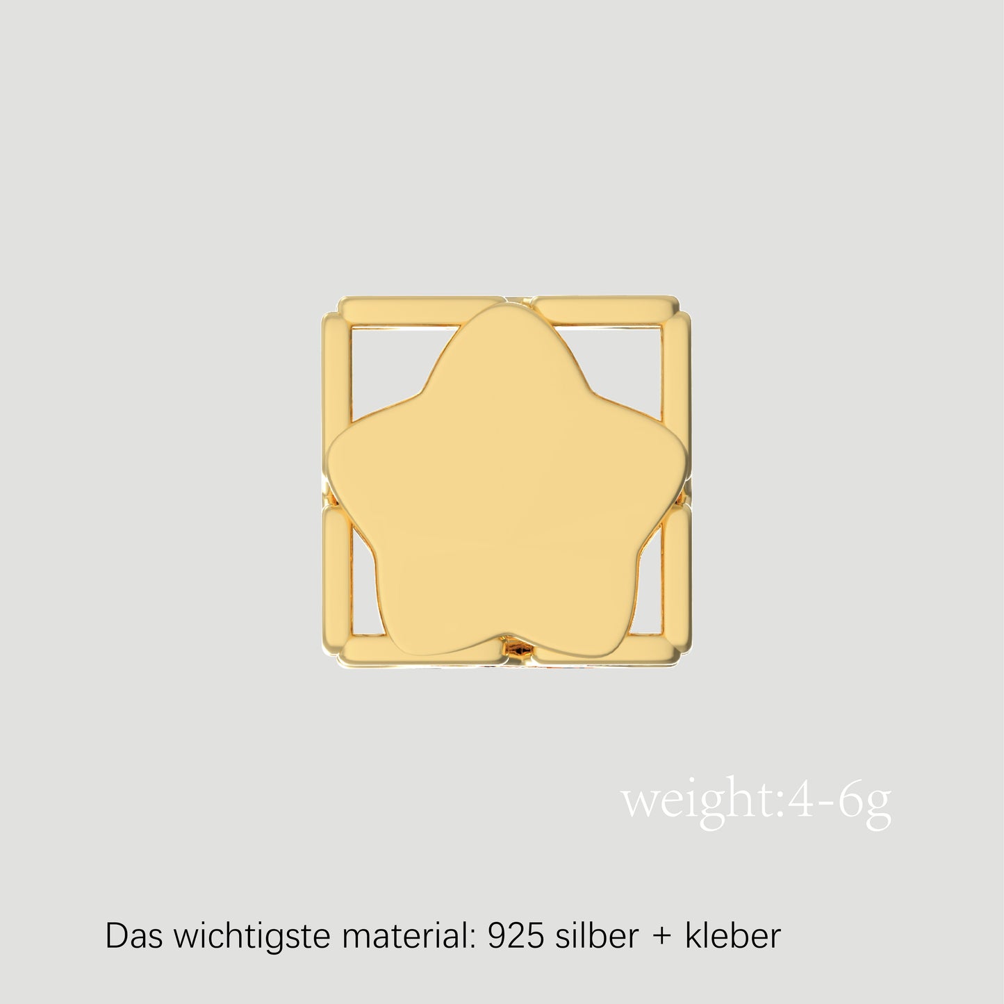 Fashion-Anhänger Buchstabe X-Pures Gold