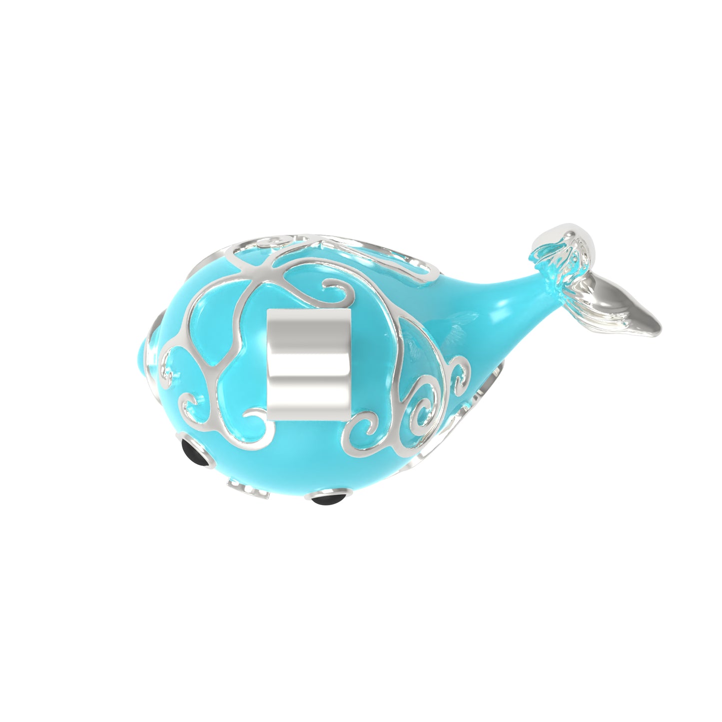 Miniatur-Anhänger von Kunpeng aus der chinesischen Legende-Sterlingsilber