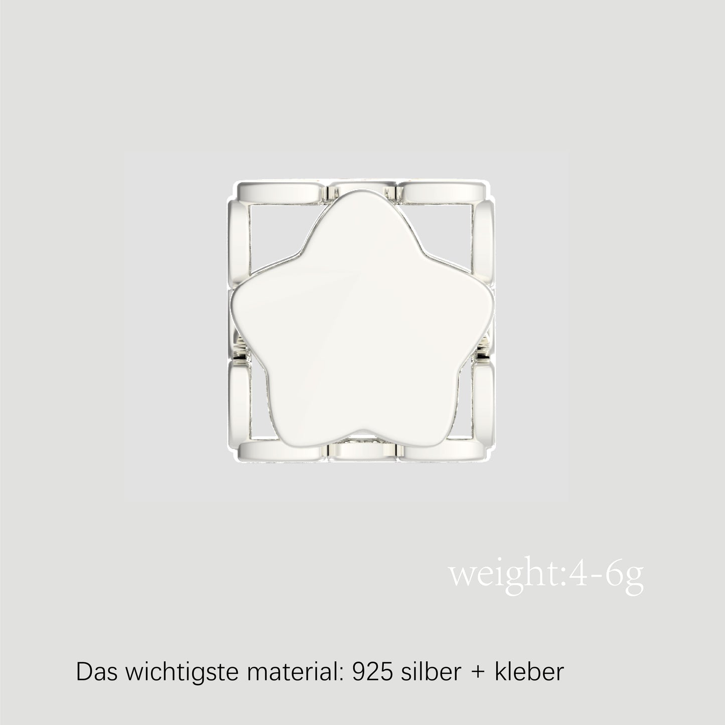 Fashion-Anhänger Buchstabe A-Sterlingsilber