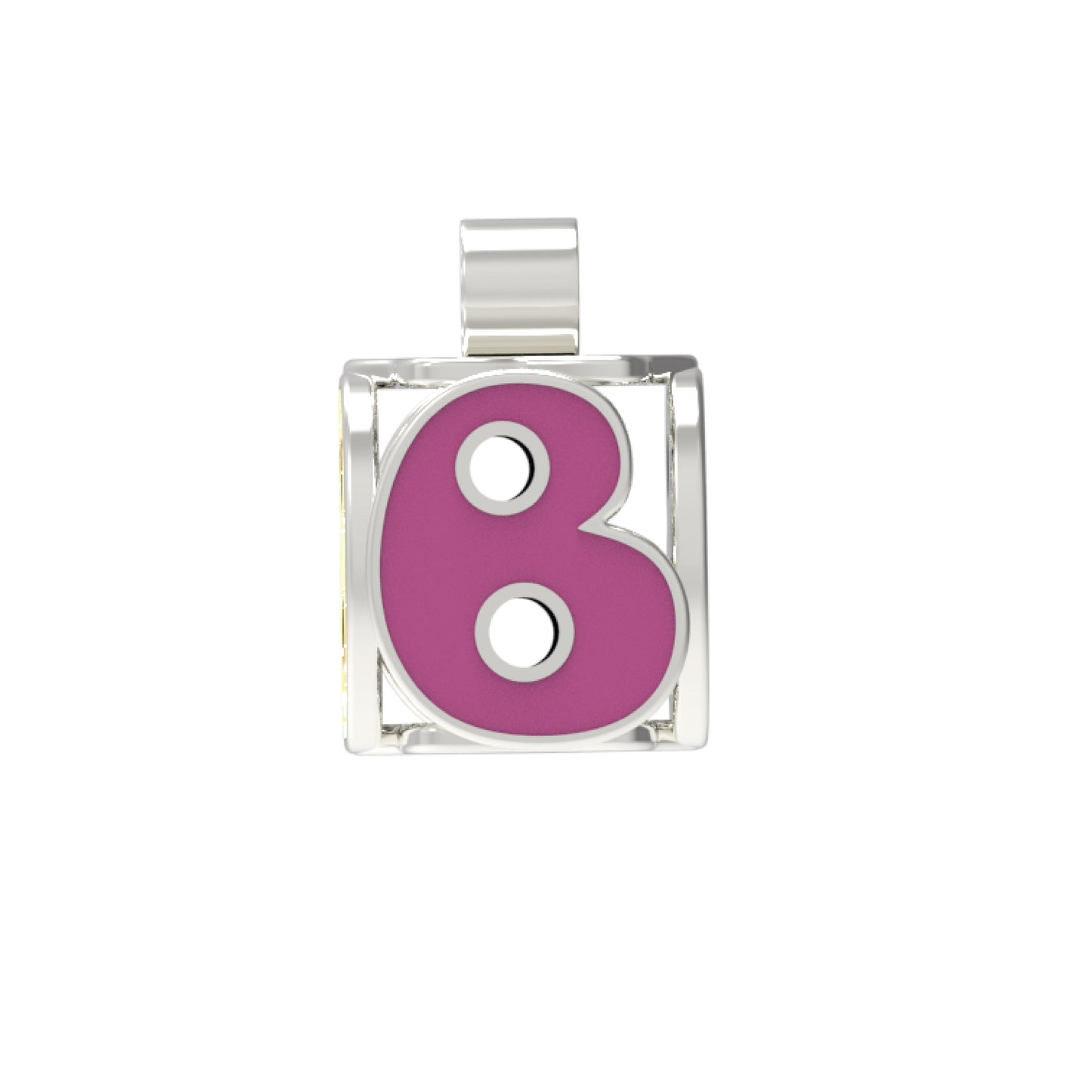 Fashion-Anhänger Buchstabe B-Sterlingsilber