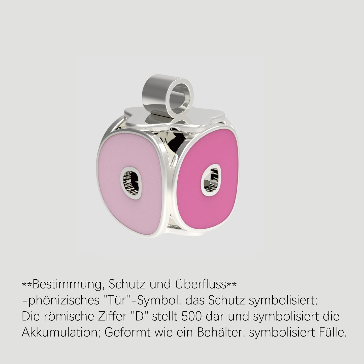 Fashion-Anhänger Buchstabe D-Sterlingsilber