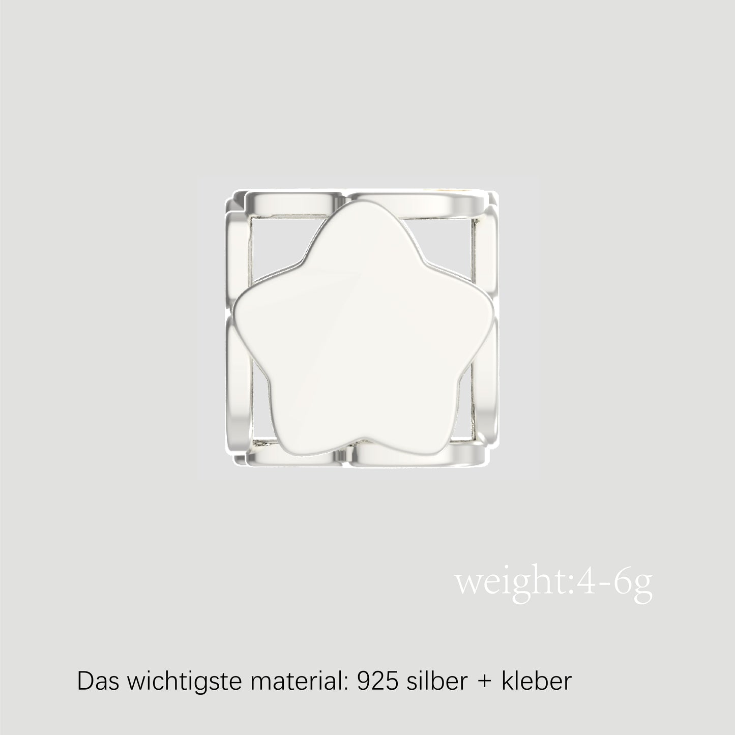 Fashion-Anhänger Buchstabe F-Sterlingsilber