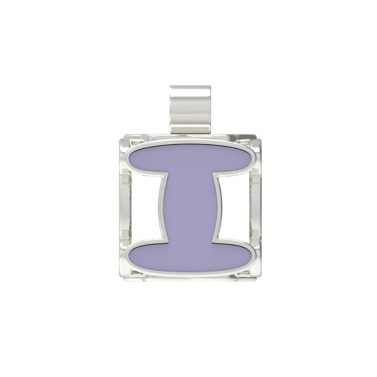 Fashion-Anhänger Buchstabe I-Sterlingsilber