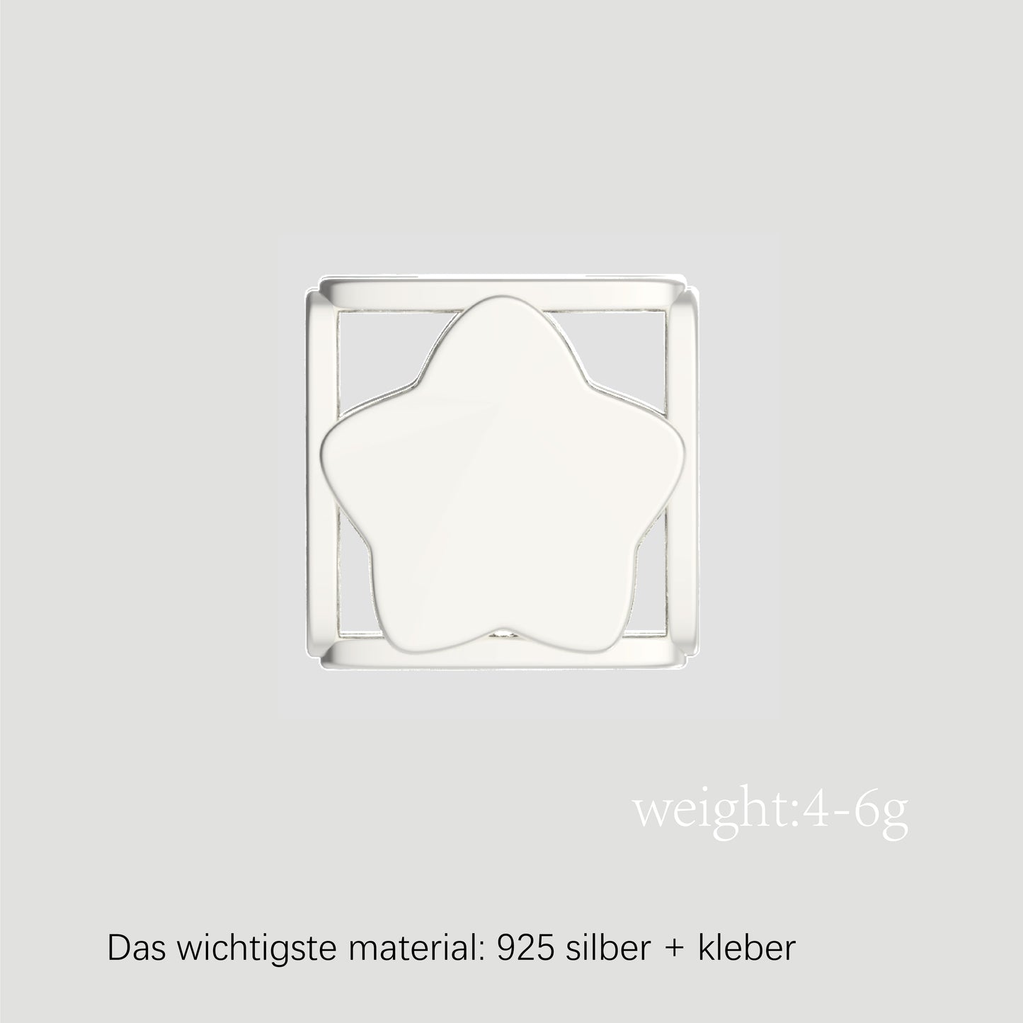 Fashion-Anhänger Buchstabe I-Sterlingsilber