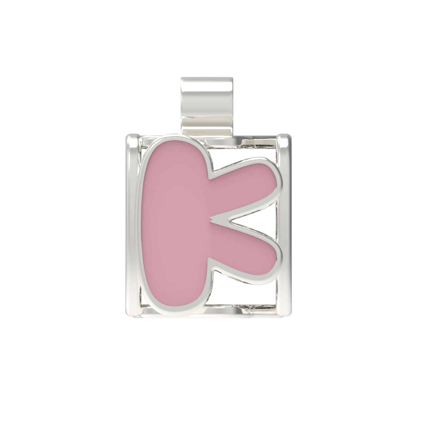 Fashion-Anhänger Buchstabe K-Sterlingsilber