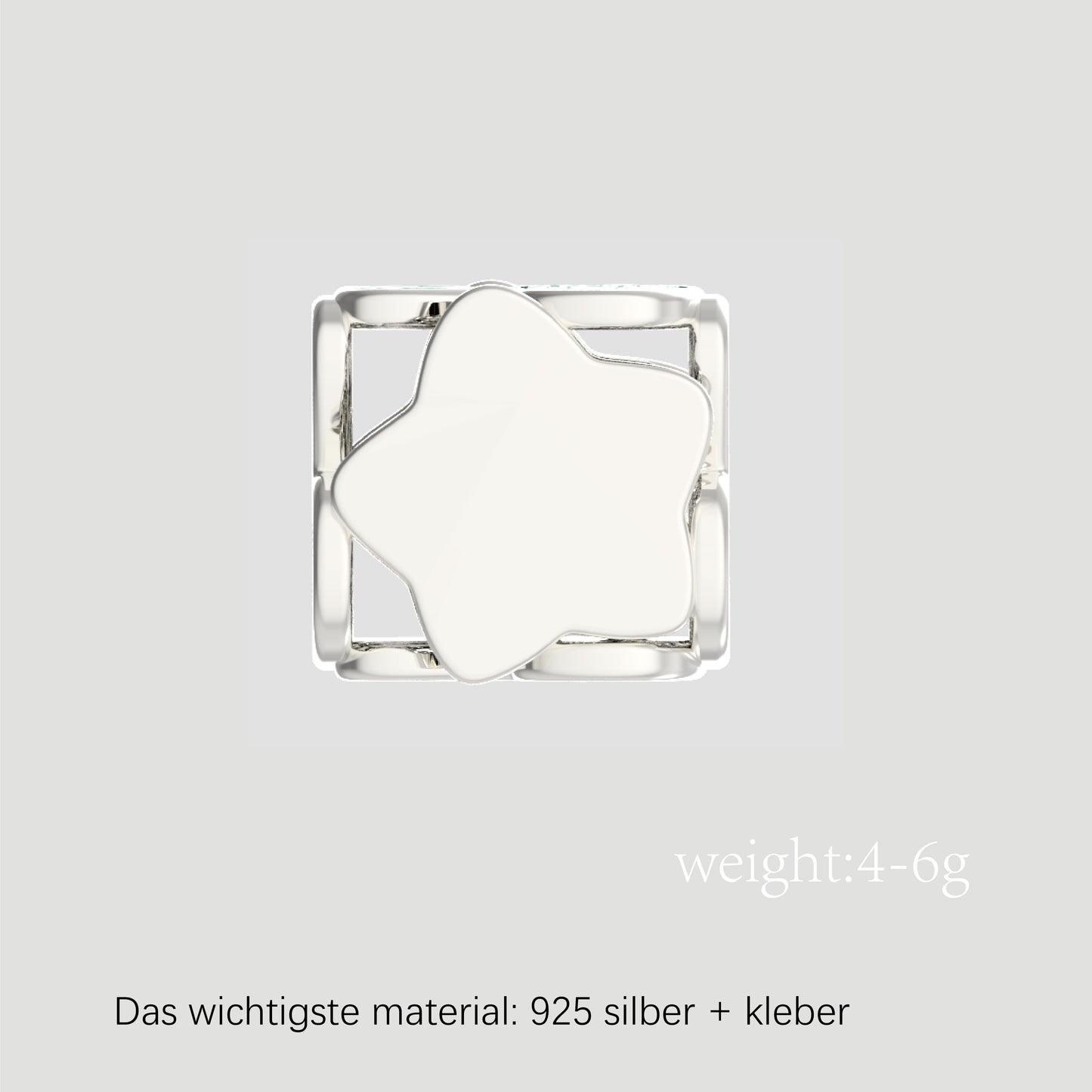 Fashion-Anhänger Buchstabe K-Sterlingsilber